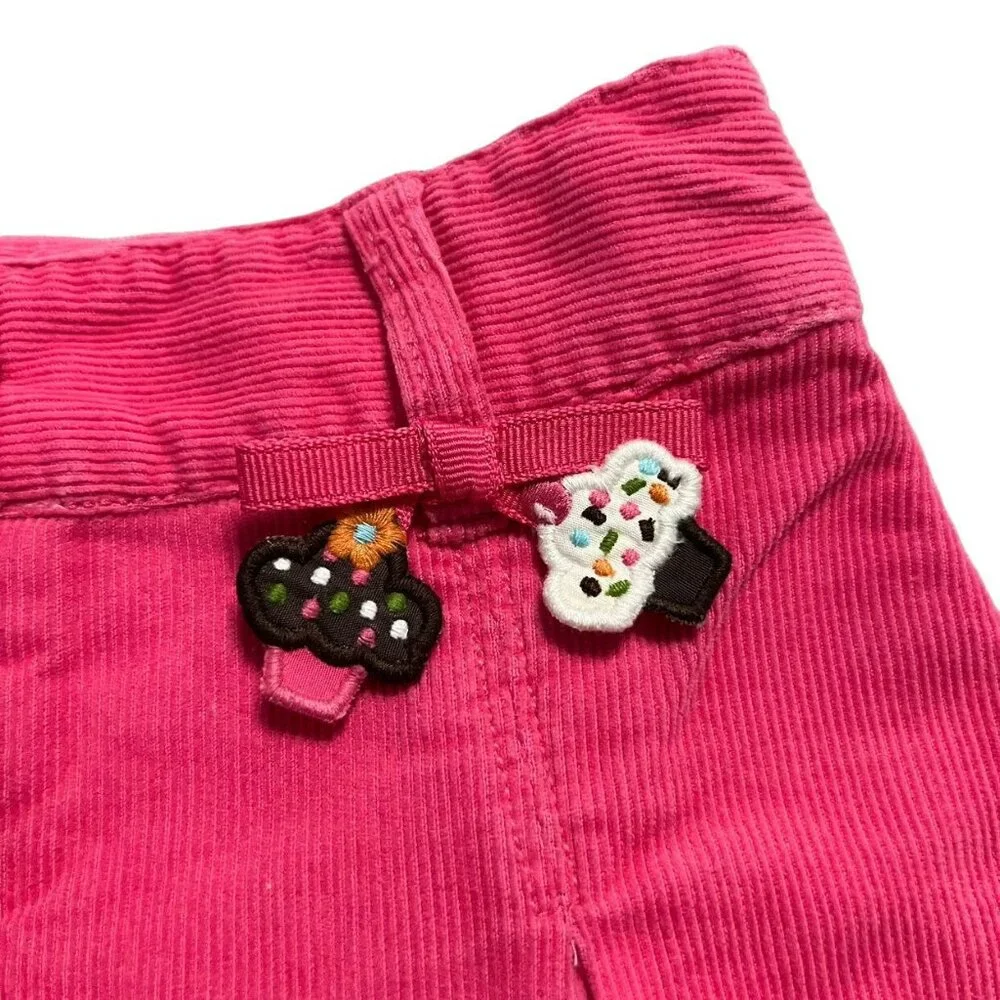 NEW Gymboree 3Y Pink Corduroy Cupcake Skirt
